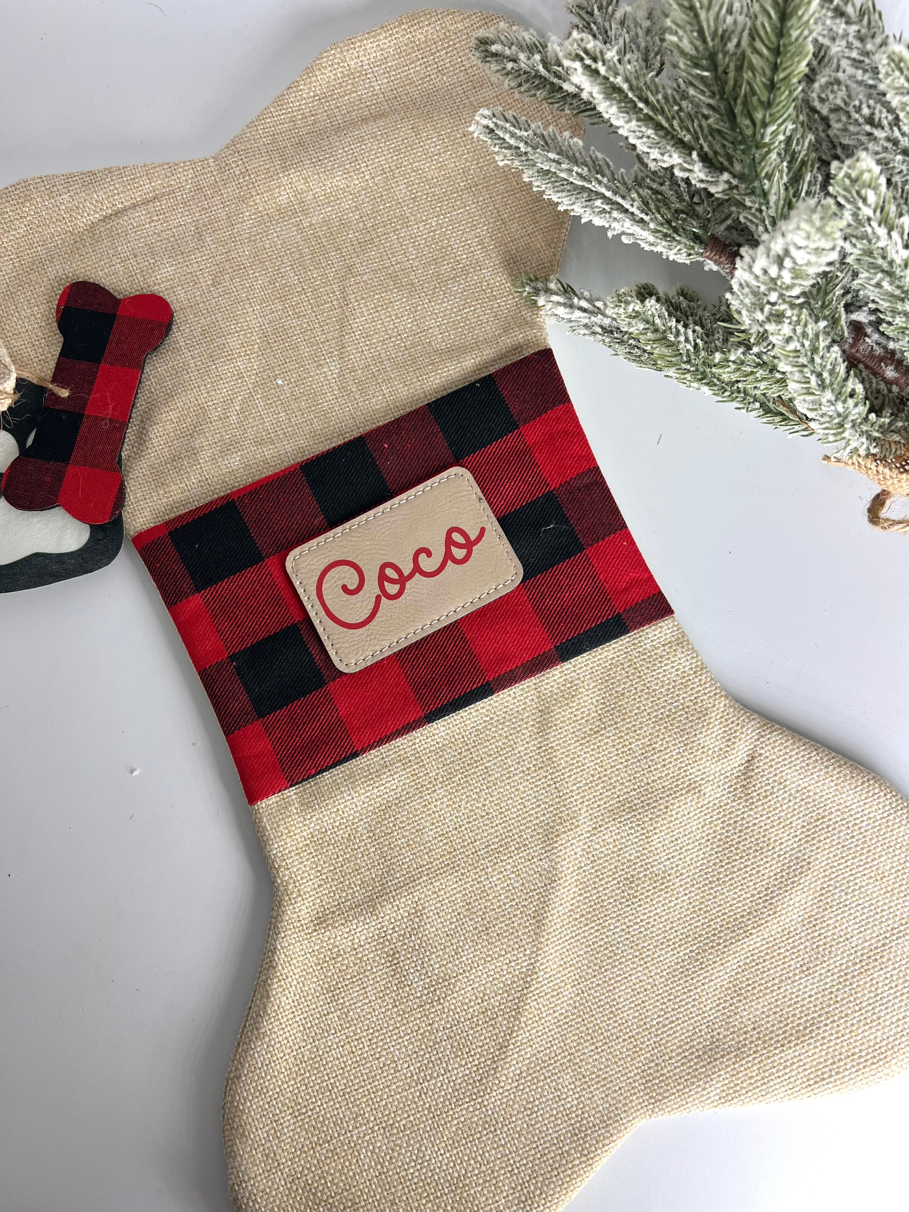 Bone Shaped Stocking - CLEARANCE