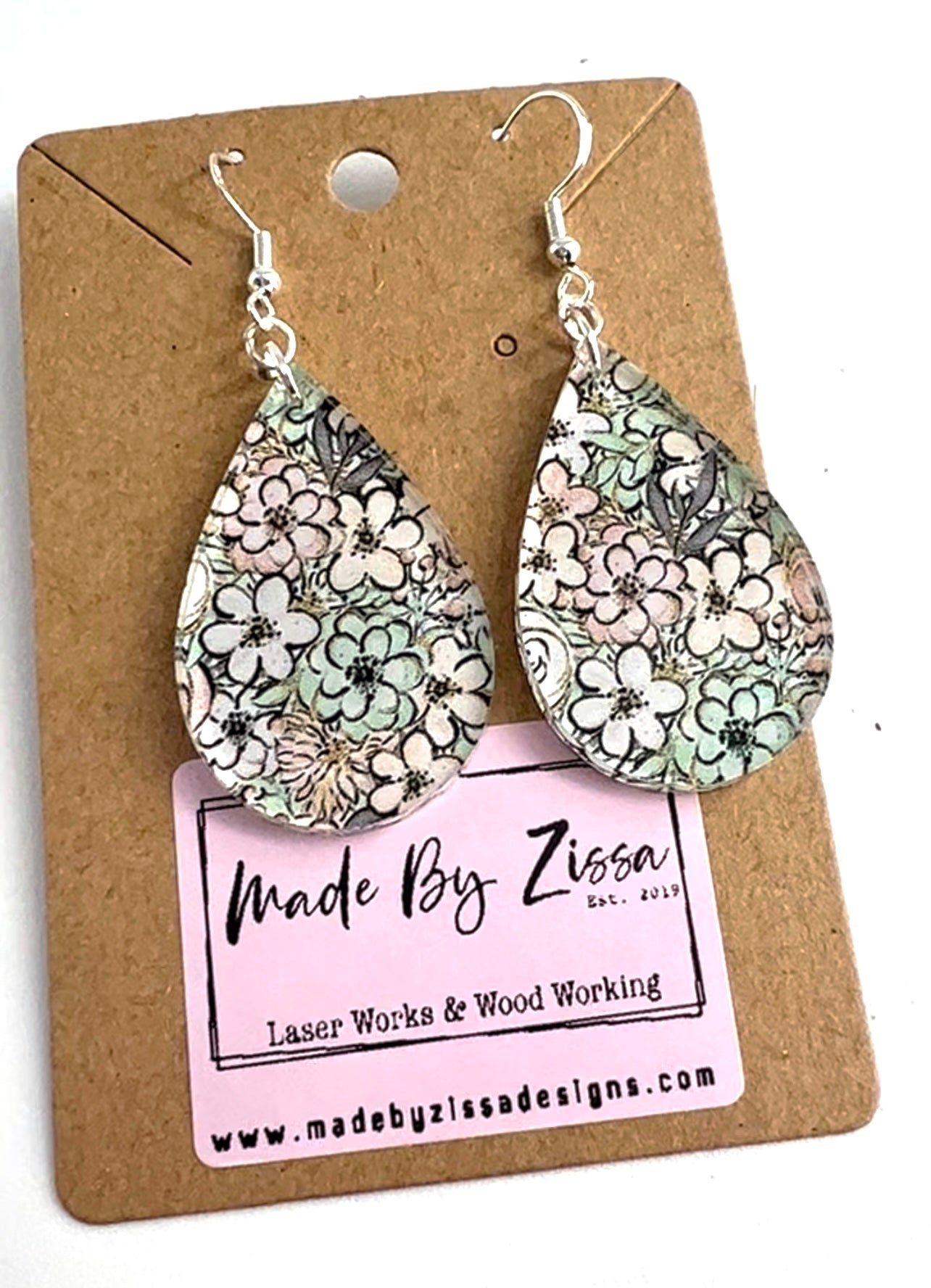 Floral Melody Teardrop Earrings