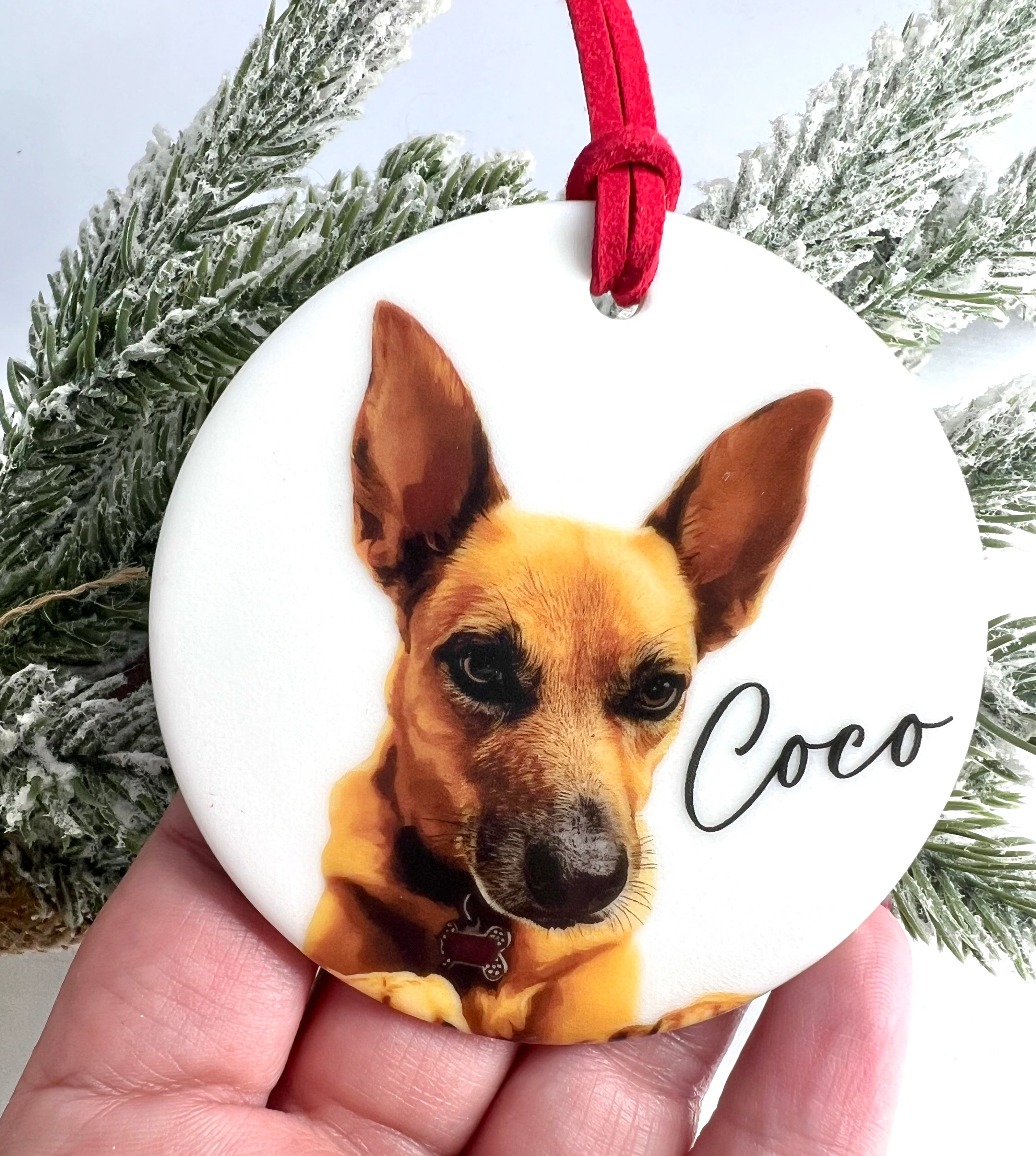2025 Personalized Pet Ornament - Ceramic