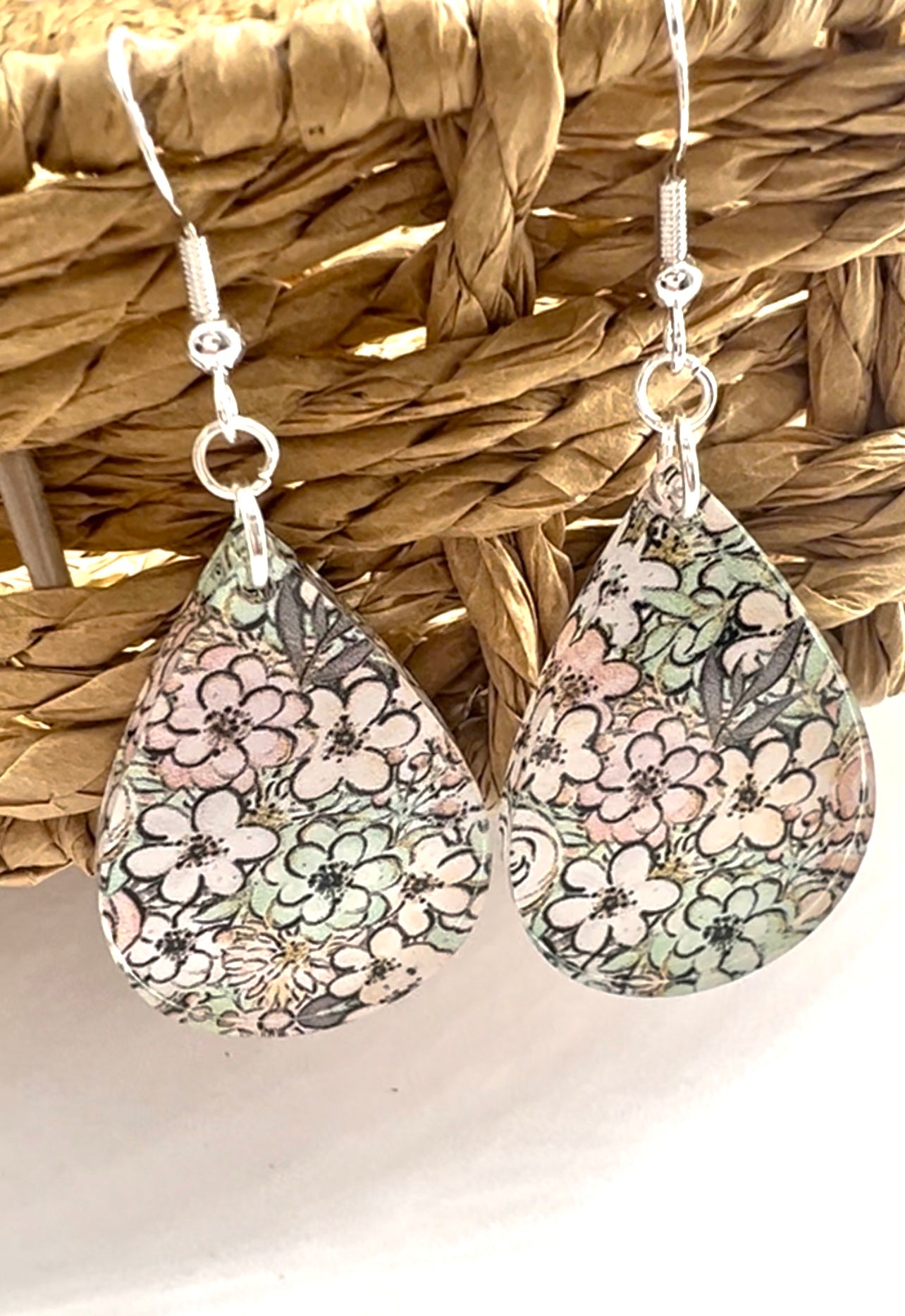 Floral Melody Teardrop Earrings