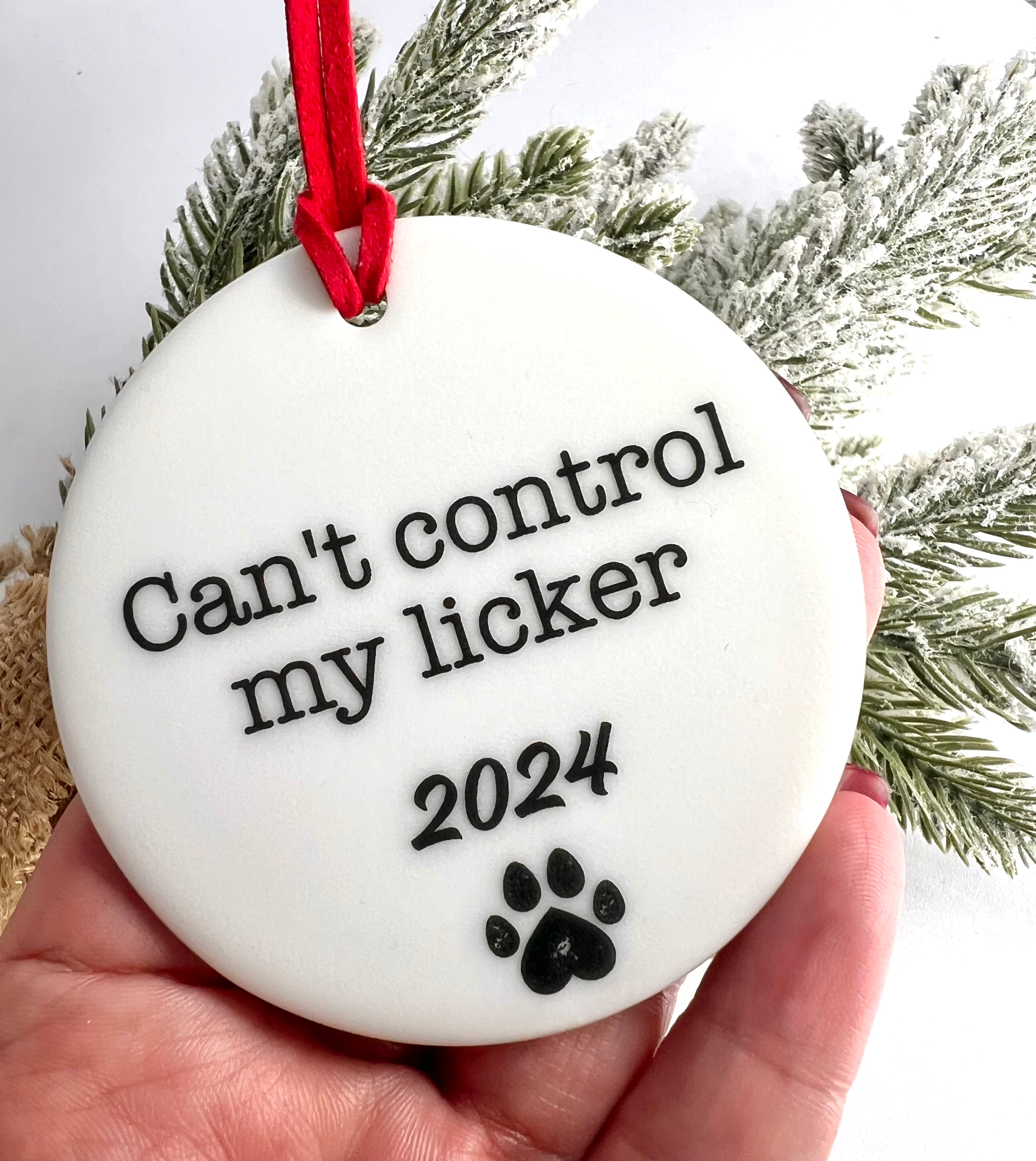 2025 Personalized Pet Ornament - Ceramic