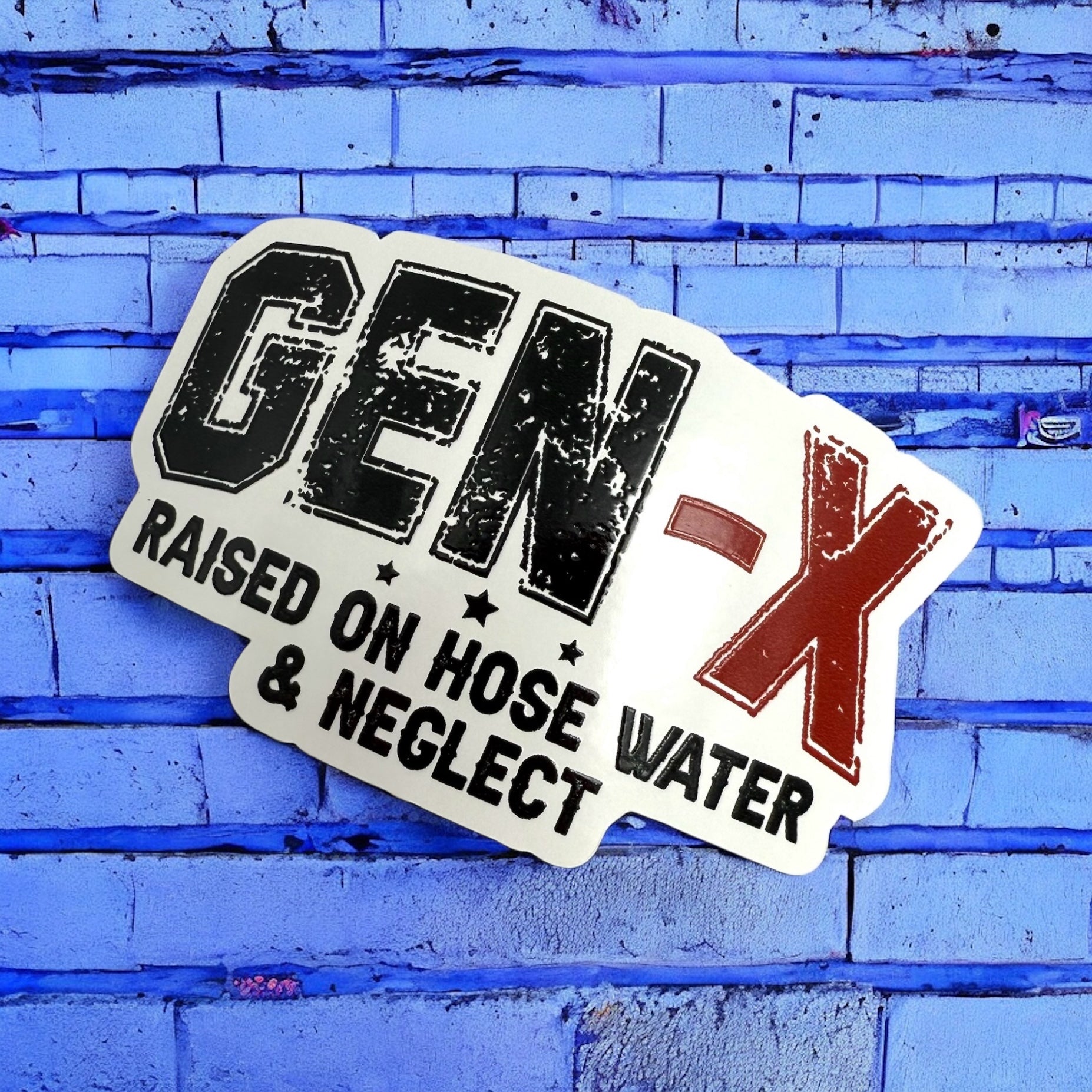 Gen X - Pack of 6 vinyl stickers