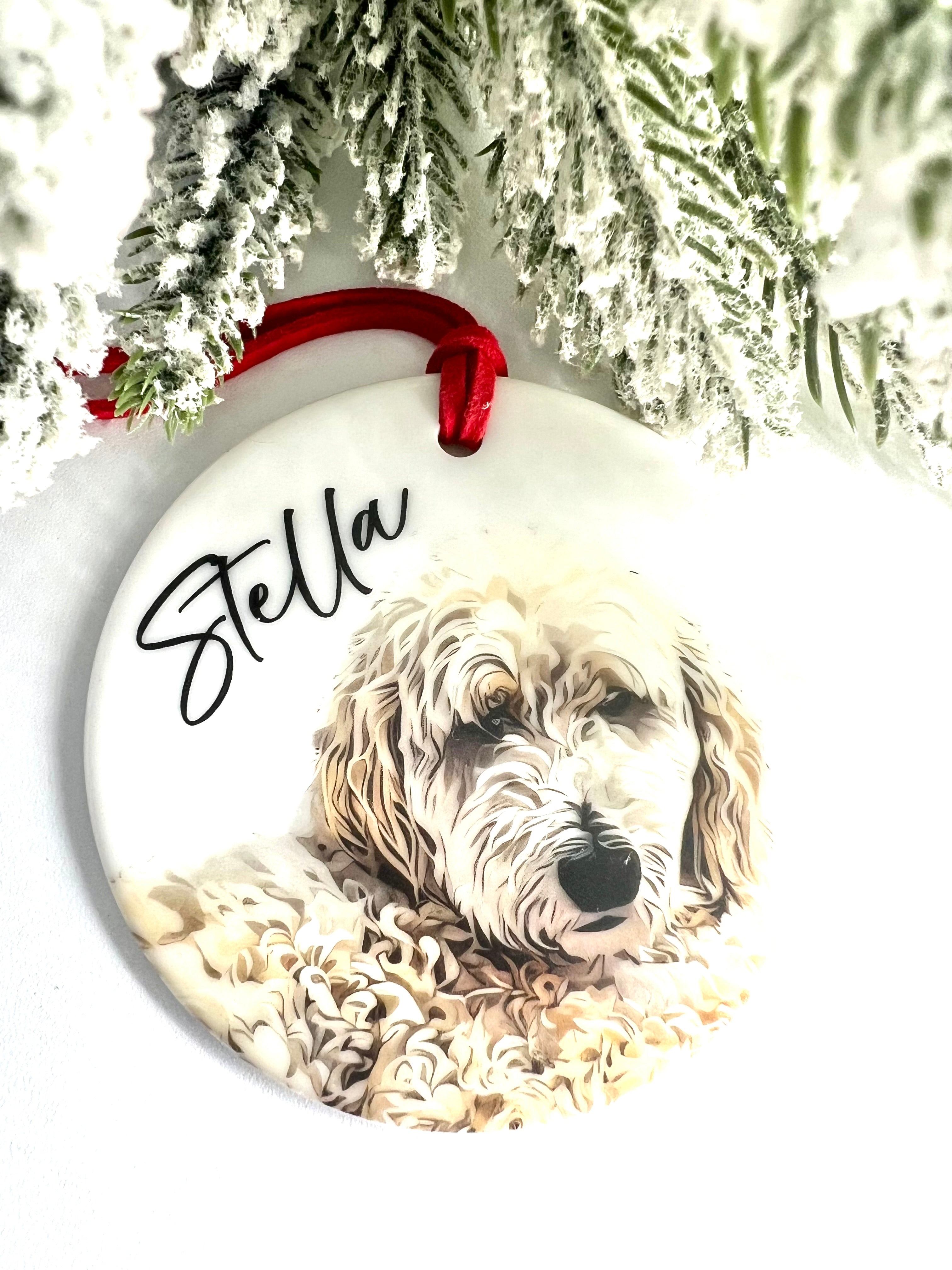 2025 Personalized Pet Ornament - Ceramic