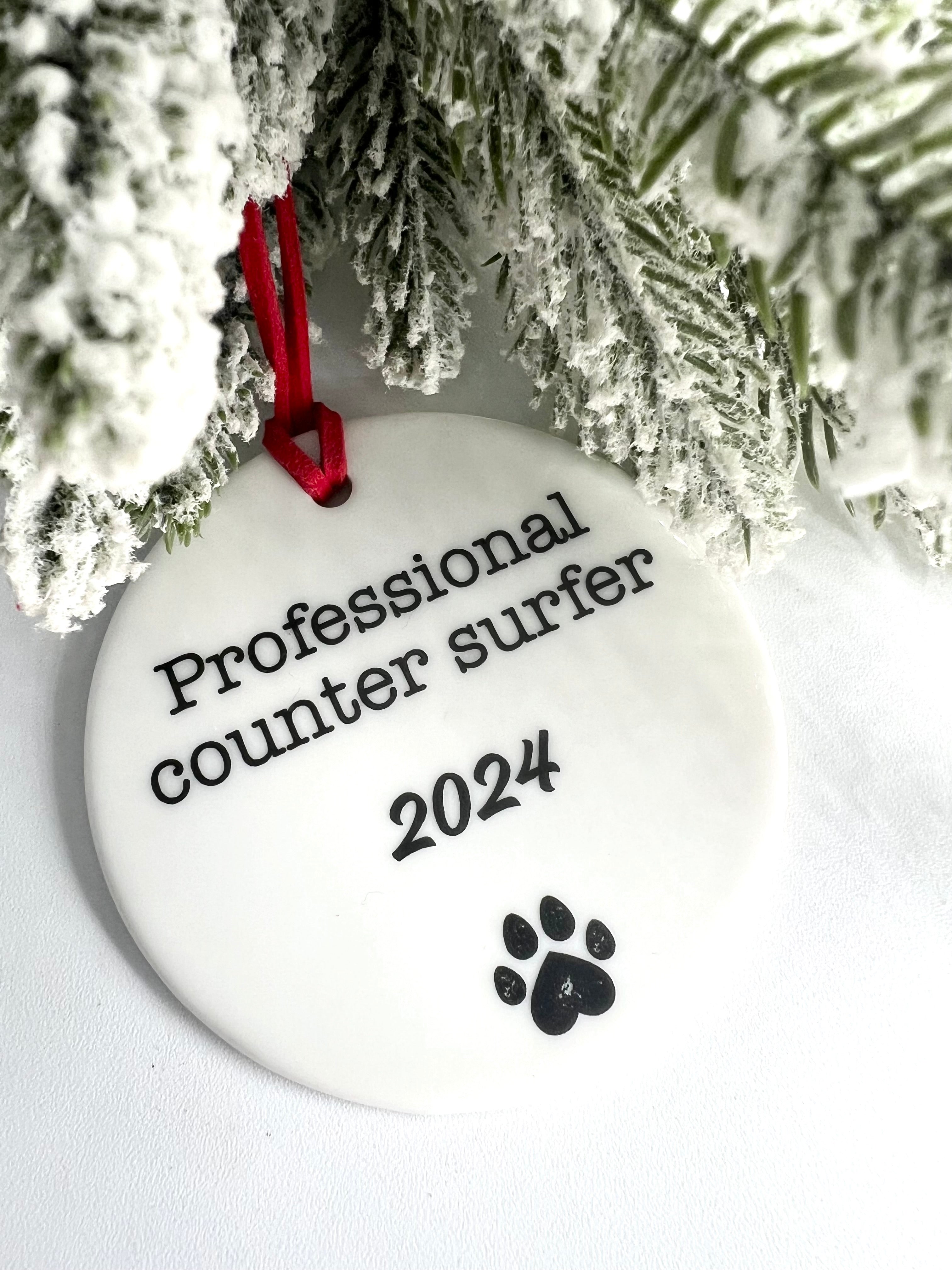 2025 Personalized Pet Ornament - Ceramic