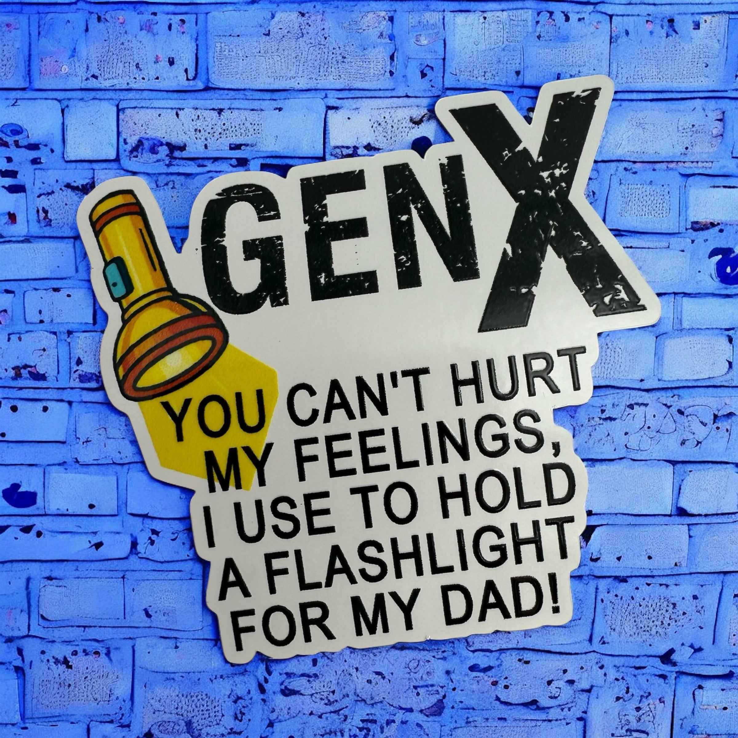 Gen X - Pack of 6 vinyl stickers