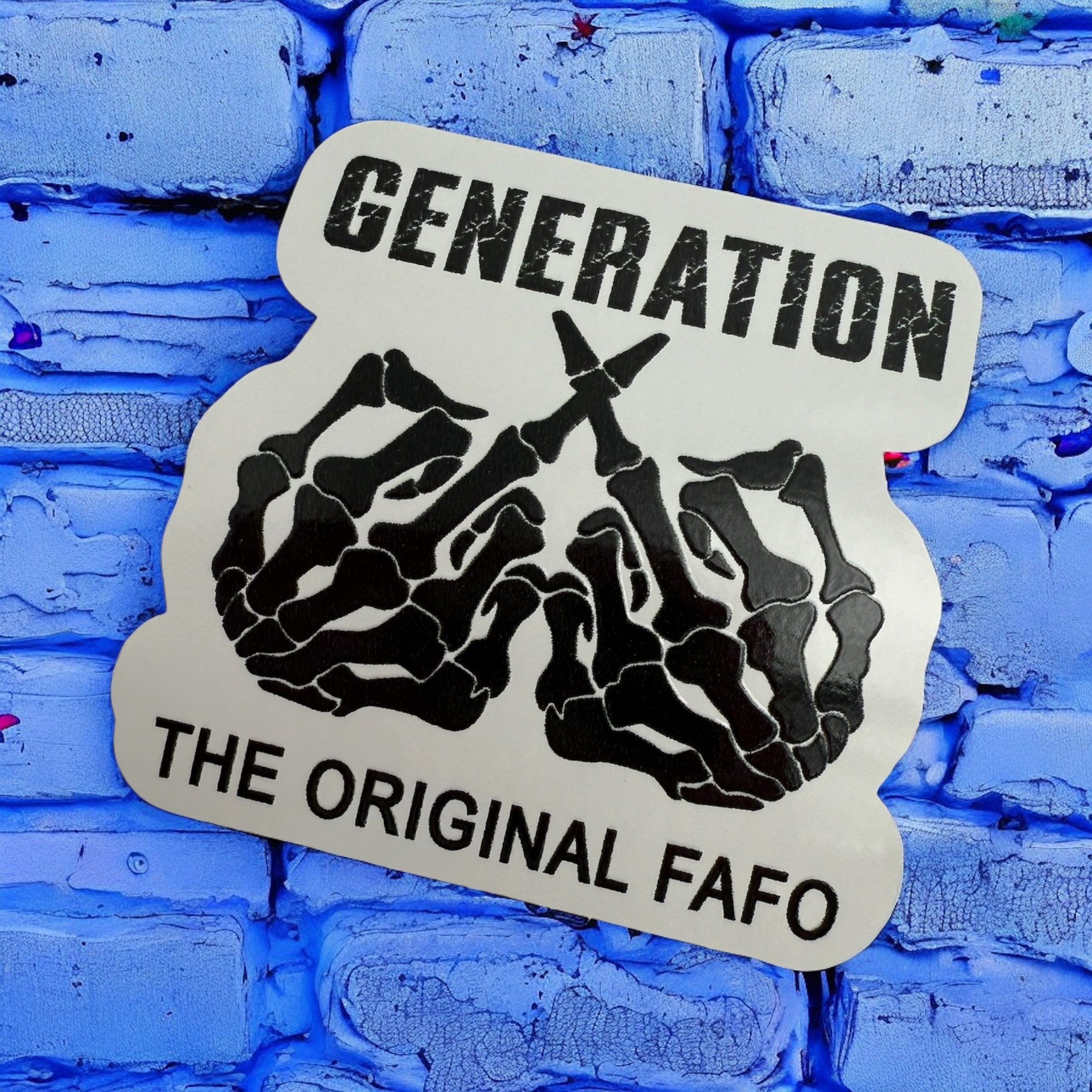 Gen X - Pack of 6 vinyl stickers