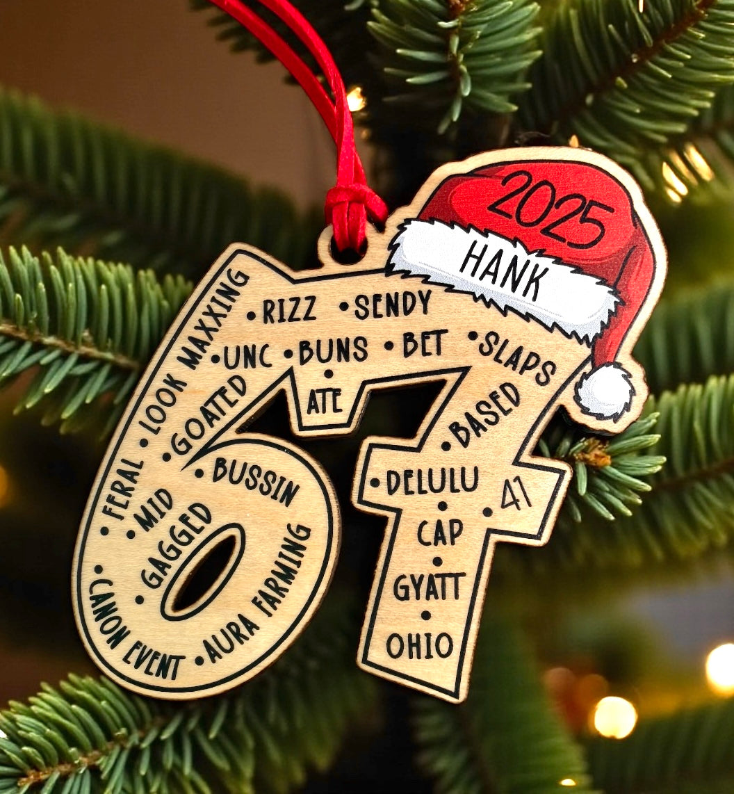 2025 Gen Alpha Ornament – “67 Energy” Edition