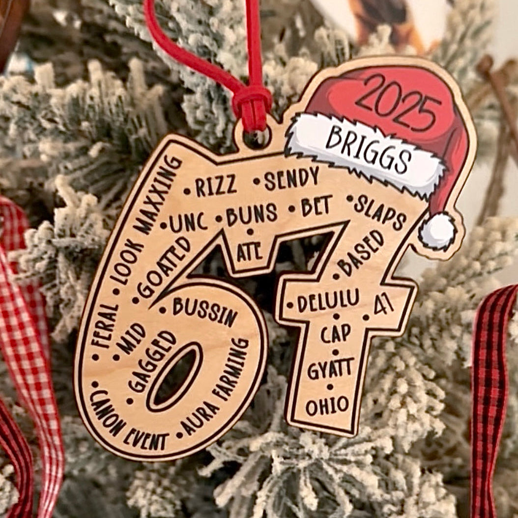 2025 Gen Alpha Ornament – “67 Energy” Edition