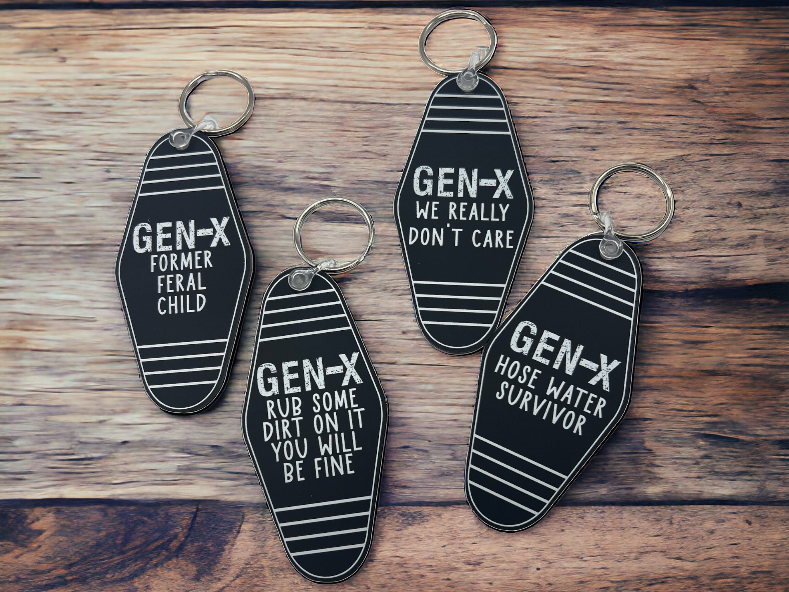 Gen X Motel Style Keychain