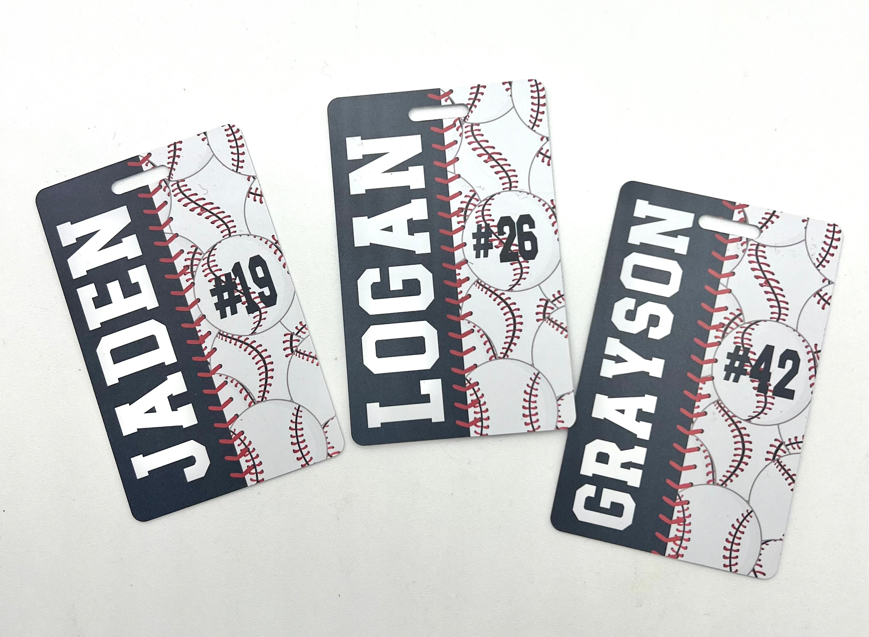 Baseball bag tag, Equipment Bag Tag, Name Tag, Little League, Baseball, Travel Team Tags