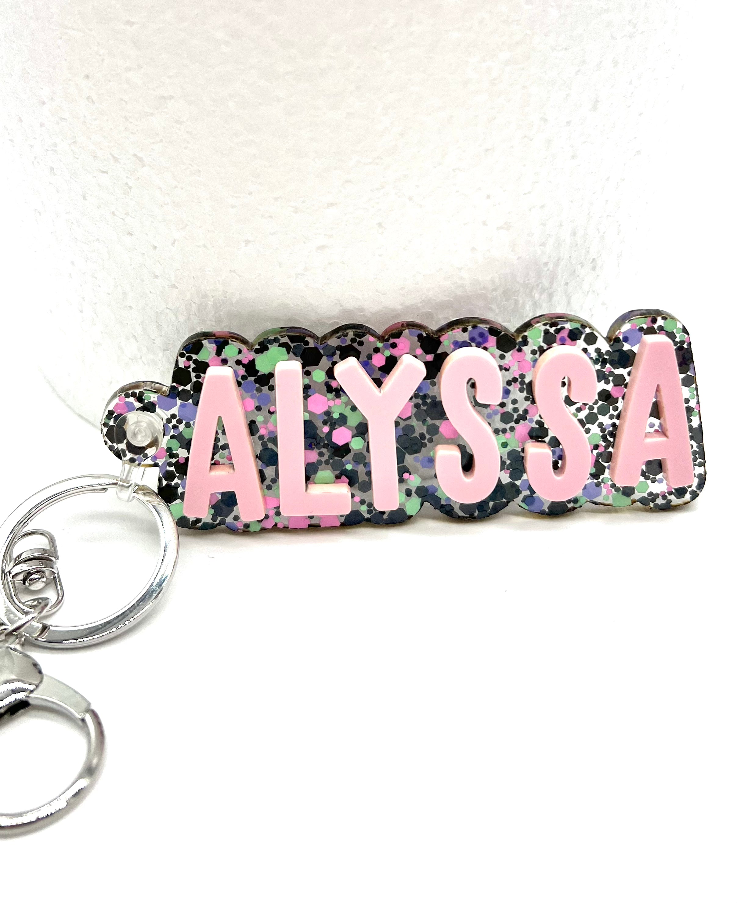 Large Personalized Keychain/Back Pack Tag