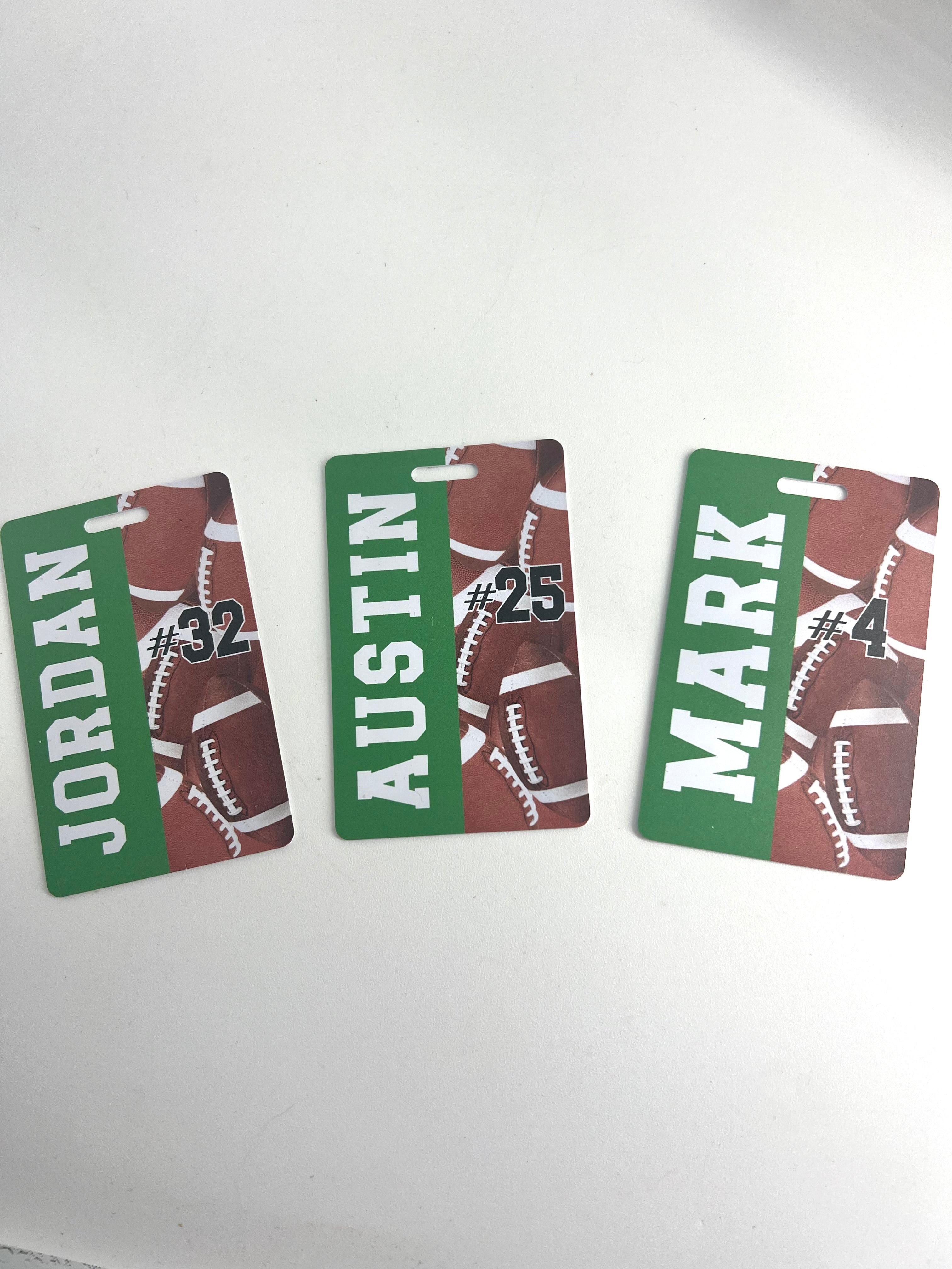 Football Bag Tag