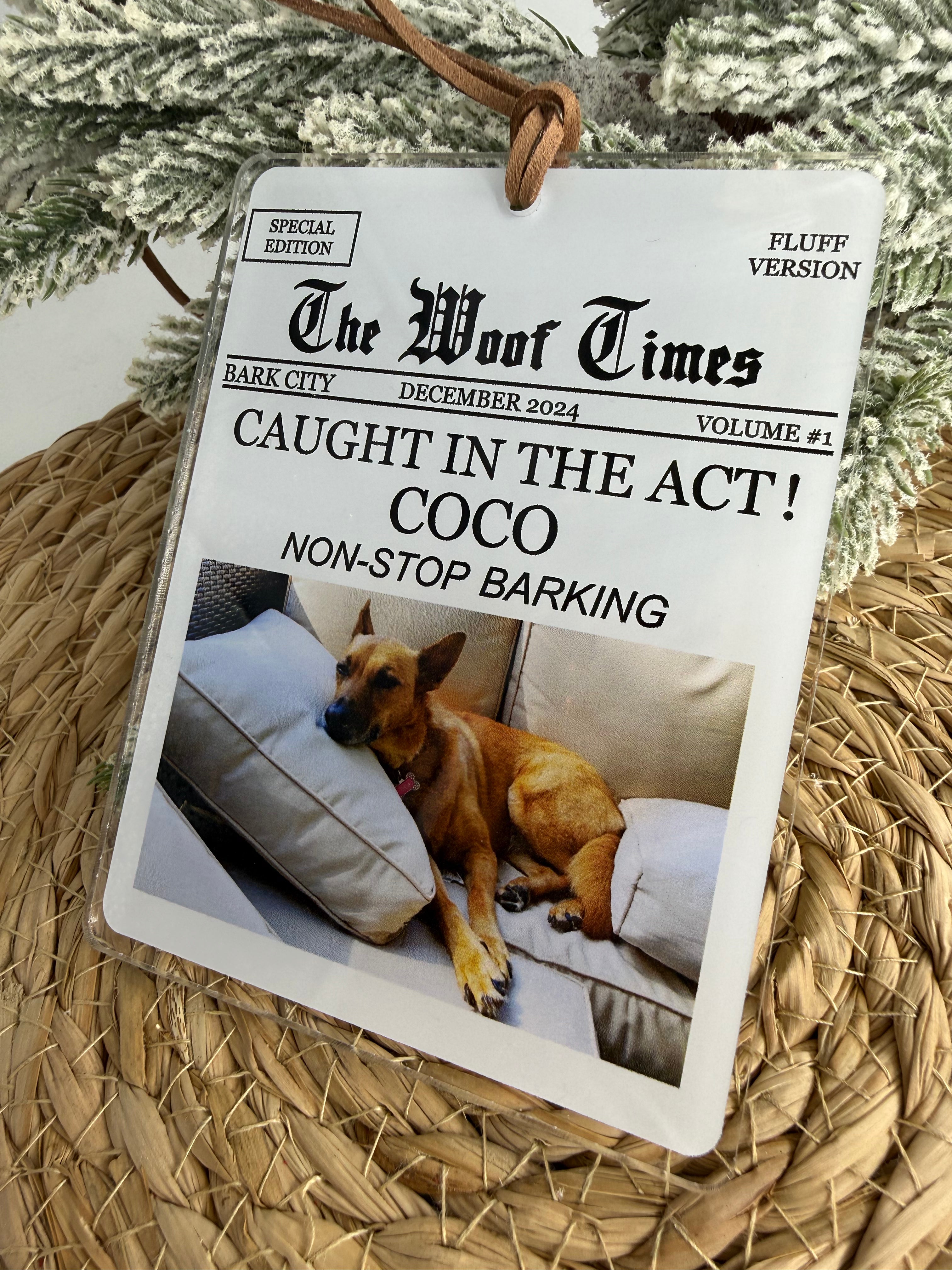 FGSR The Woof Times Ornament