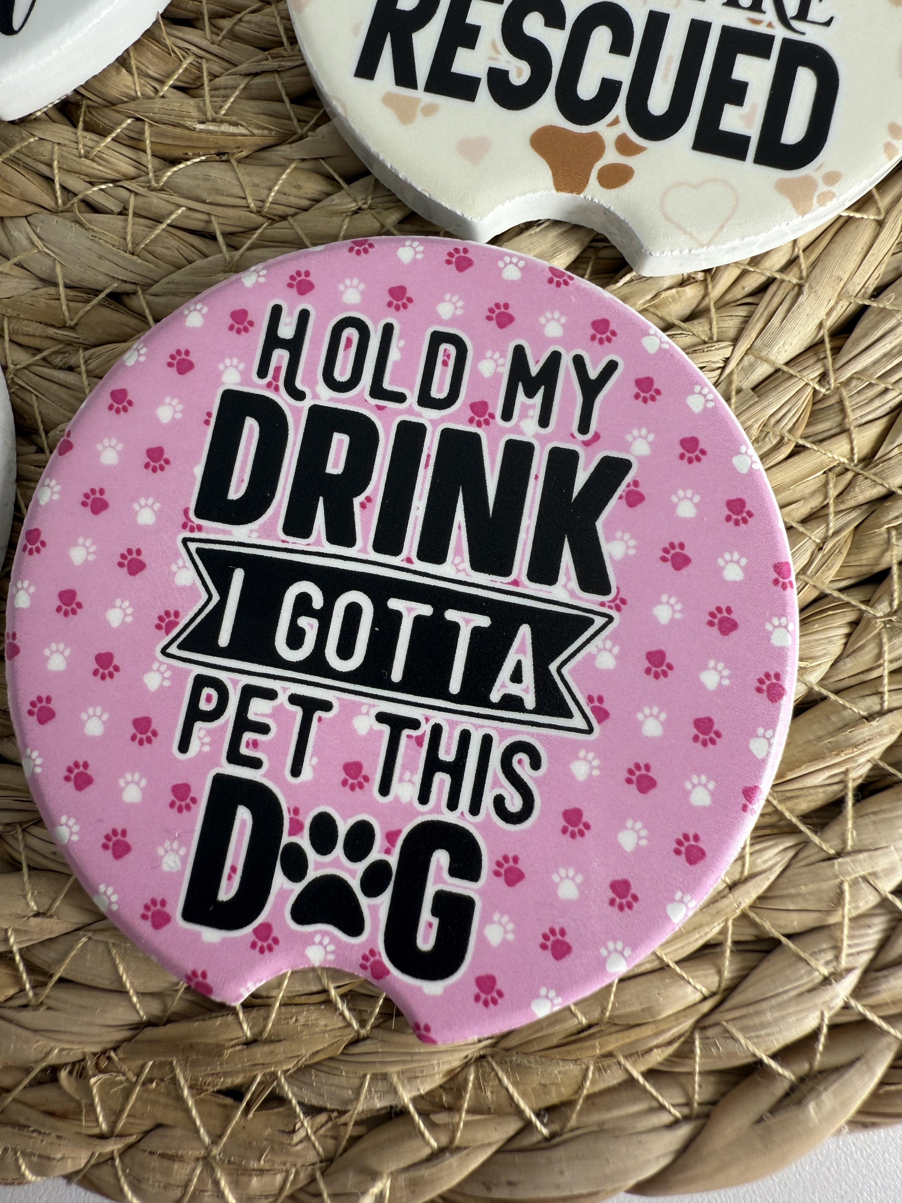 Car Coasters with Pawsibilities