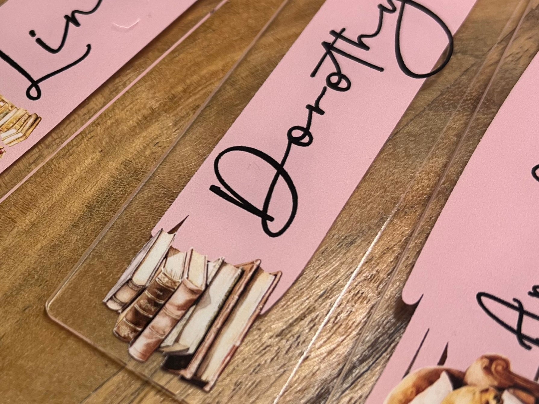 Vintage Style Personaized Book Mark