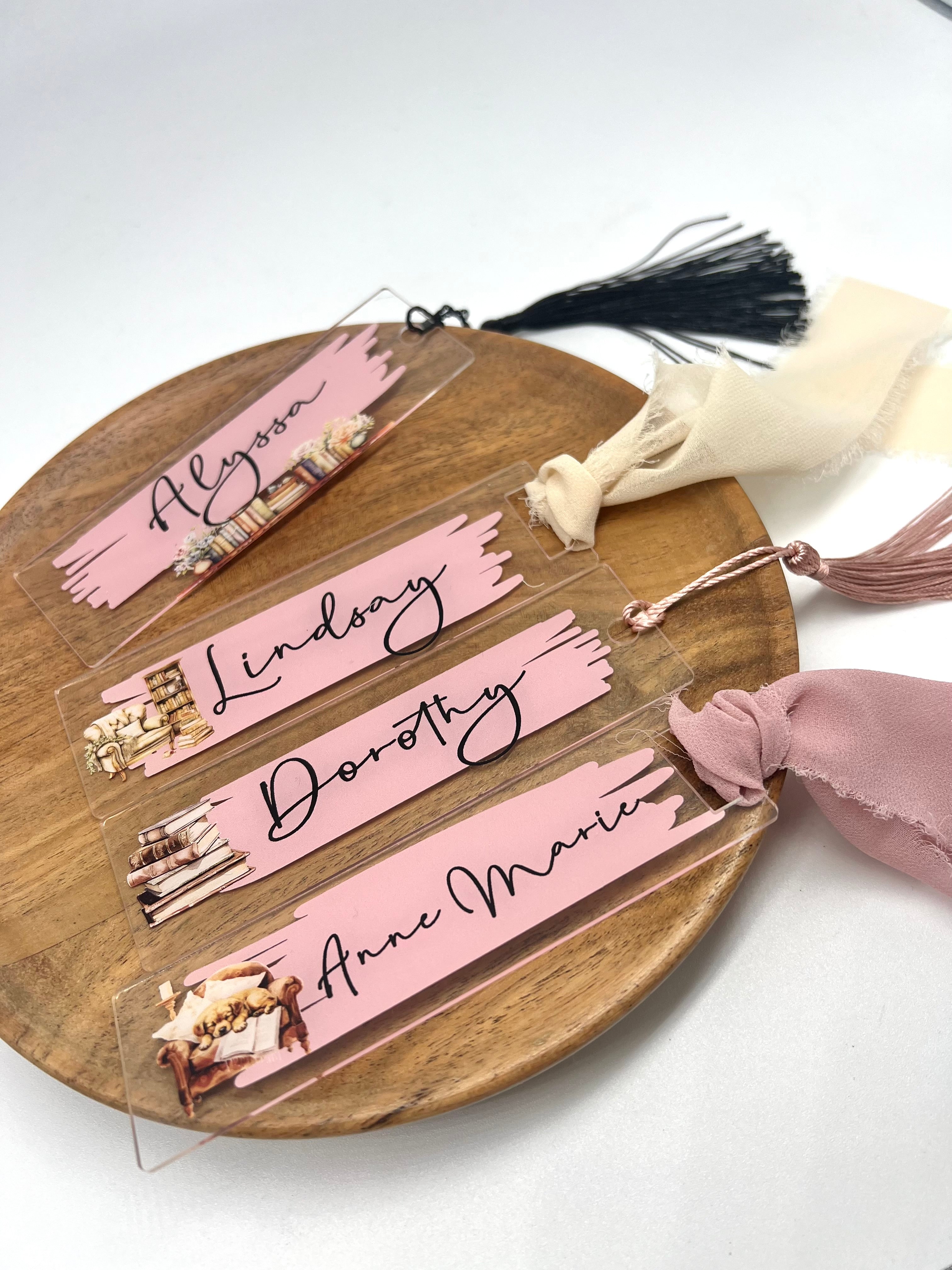 Vintage Style Personaized Book Mark