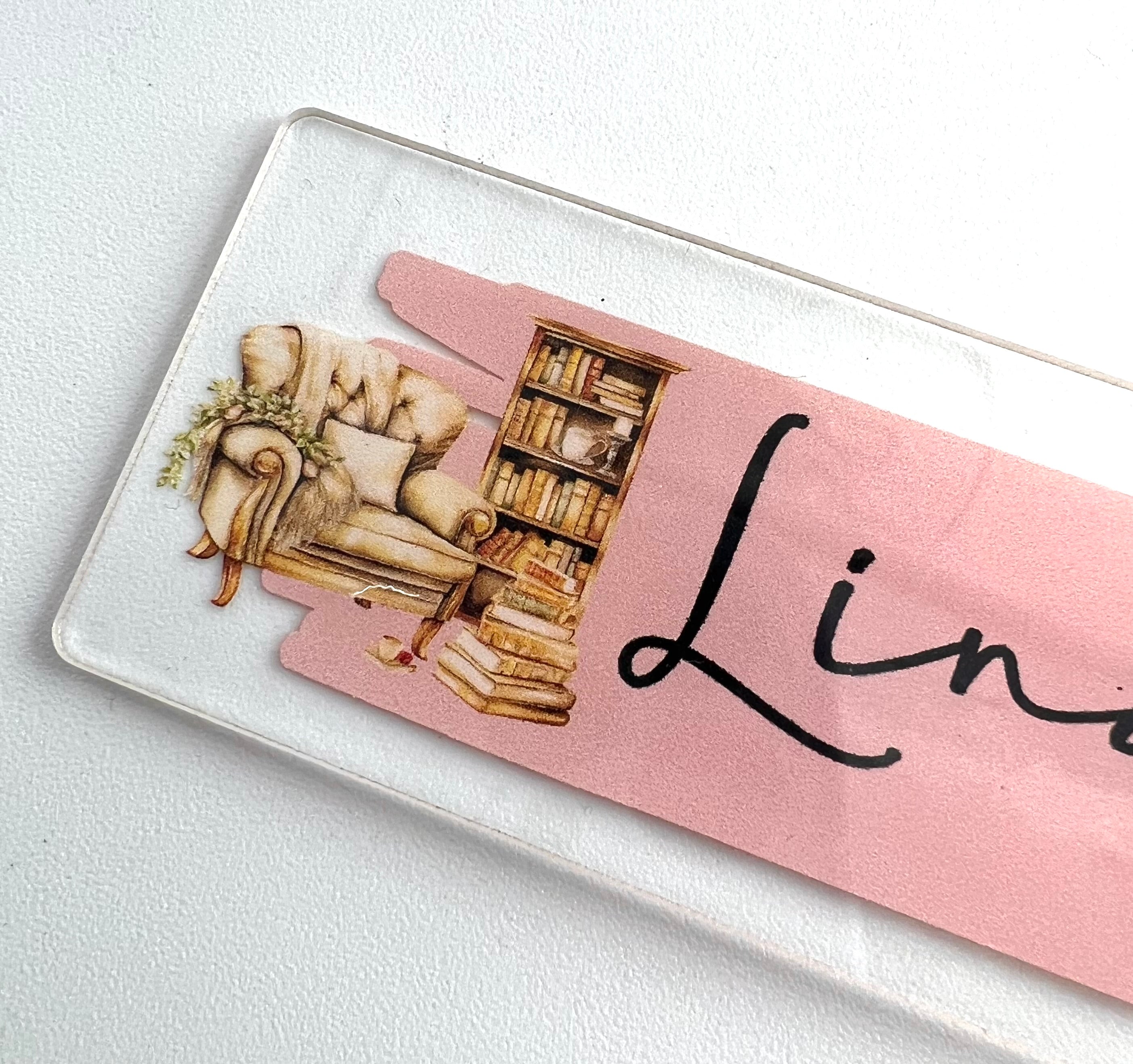 Vintage Style Personaized Book Mark