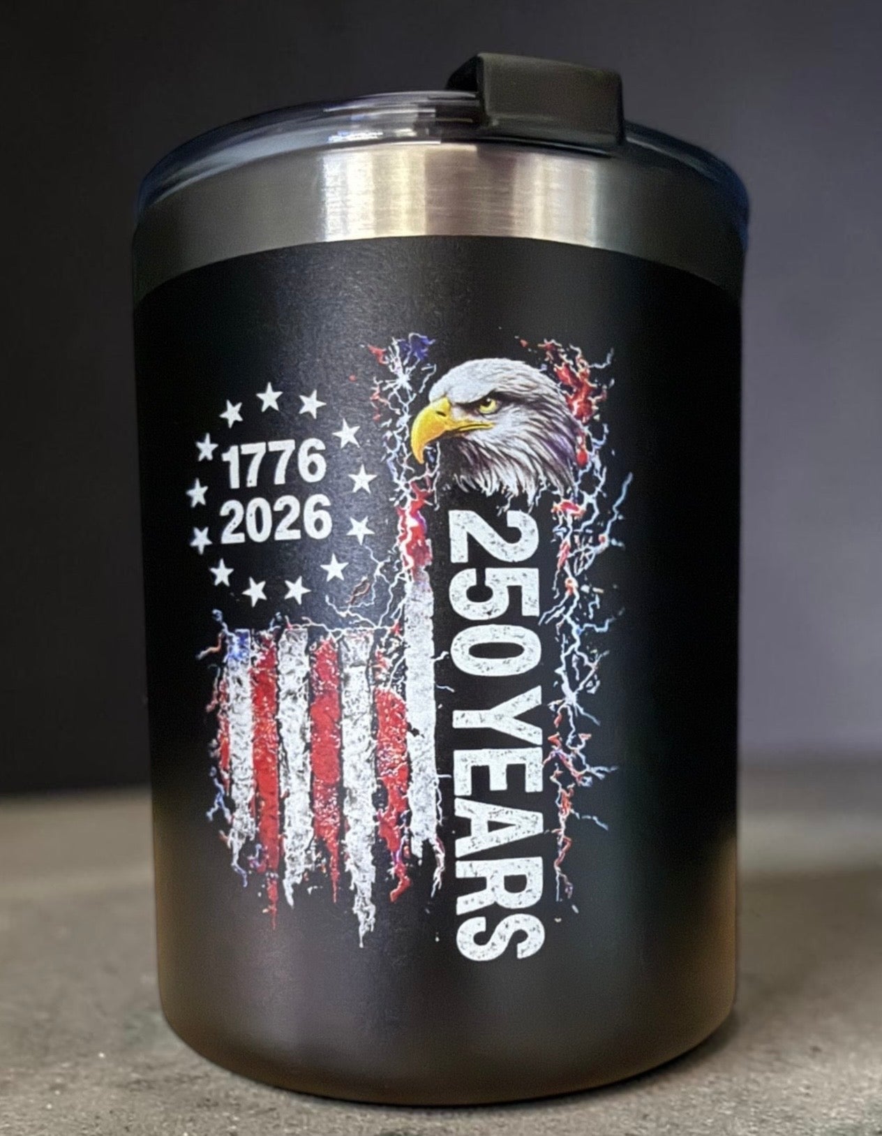 250 Years Lowball Stainless Steel Tumbler