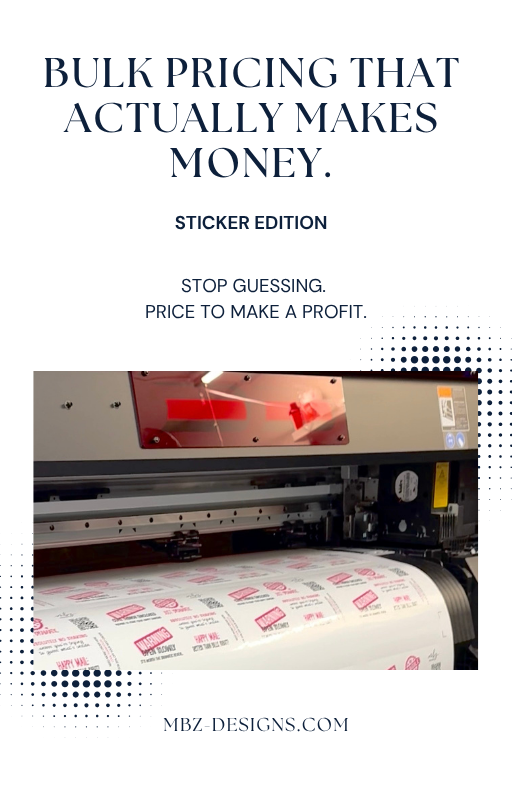 Bulk Sticker Pricing Workbook (Stop Guessing, Start Pricing Right)