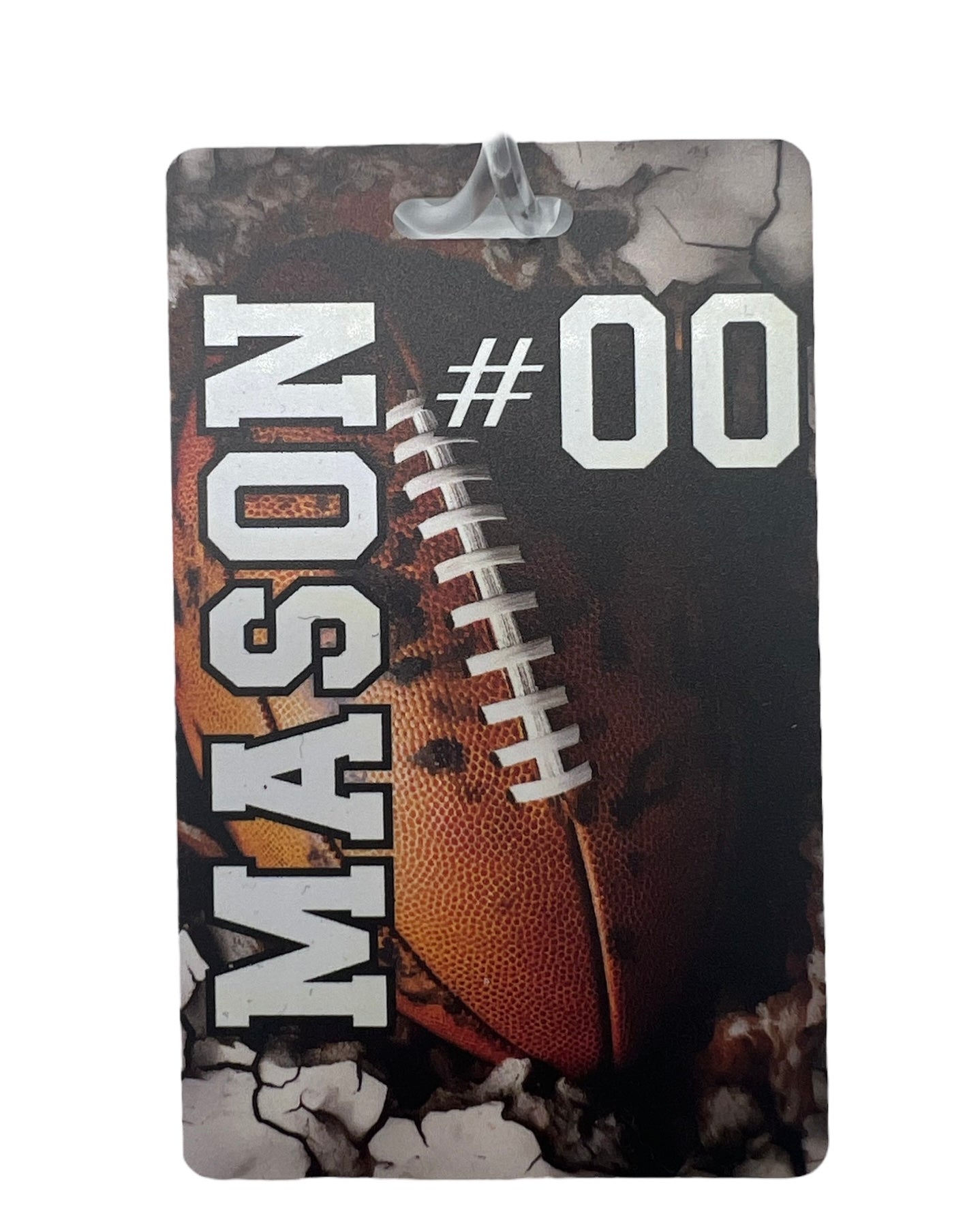 Sports Themed Bag Tag, Football, Baseball, Soccer, Hockey, Softball, BackPack Tag, Custom