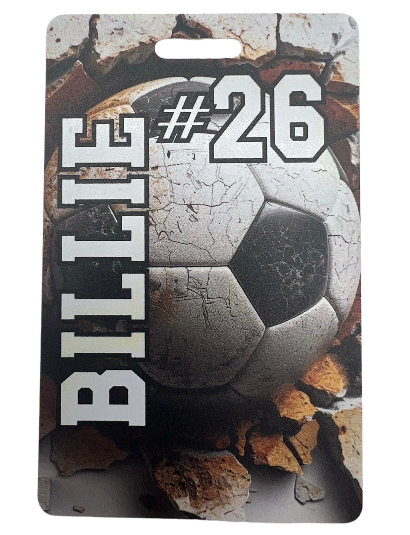 Sports Themed Bag Tag, Football, Baseball, Soccer, Hockey, Softball, BackPack Tag, Custom
