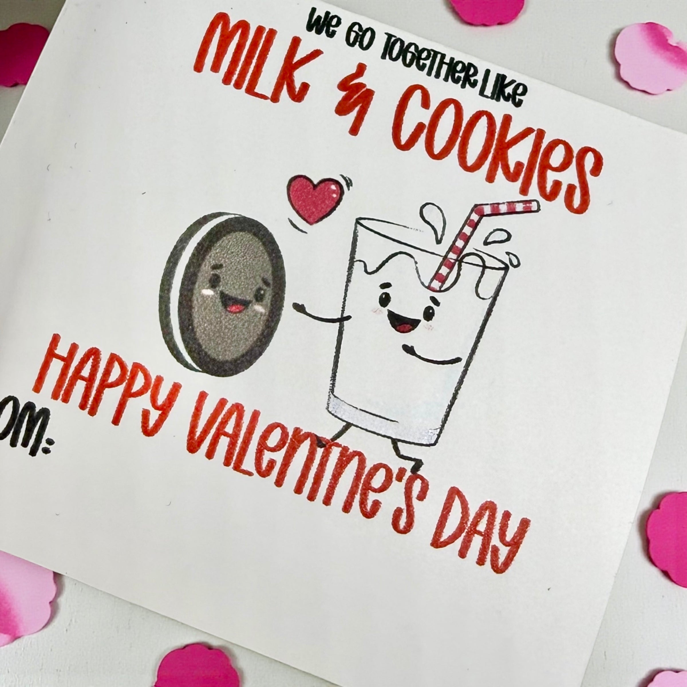 Personalized Valentine’s Day Stickers for Classroom Gifts – Kids School Valentines, Cute Classroom Treat Labels, Custom Name Stickers