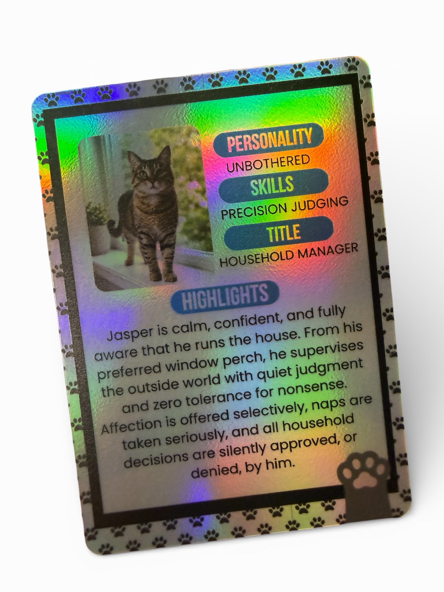 Holographic Trading Cards – Pet Edition (Dogs & Cats)
