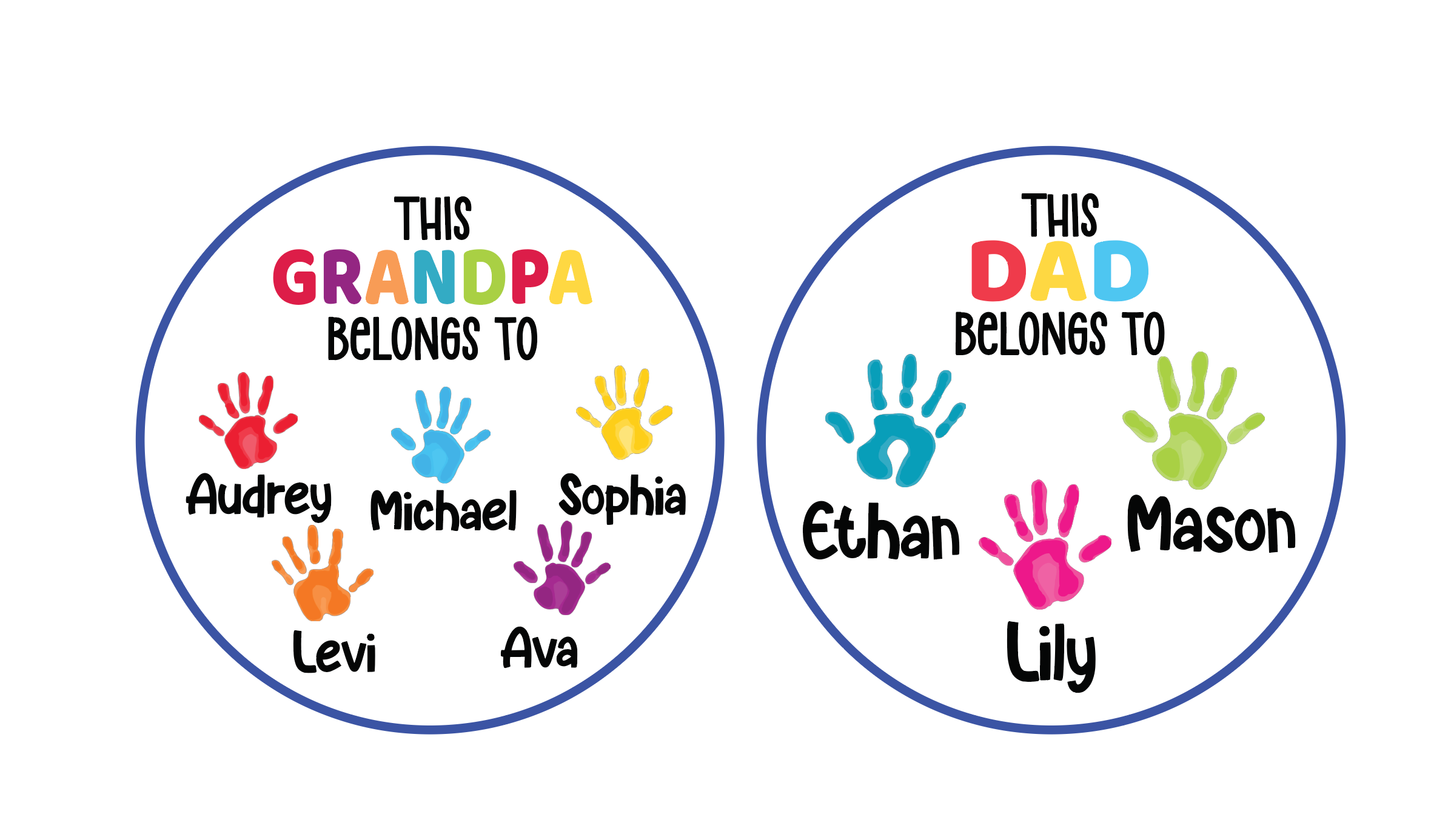 Custom Tape Measure "Grandpa" "Dad" belongs to..with names. Fathers Day Gift. Gift for Him.
