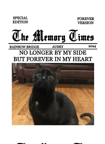 The Memorial Times Newspaper Ornament
