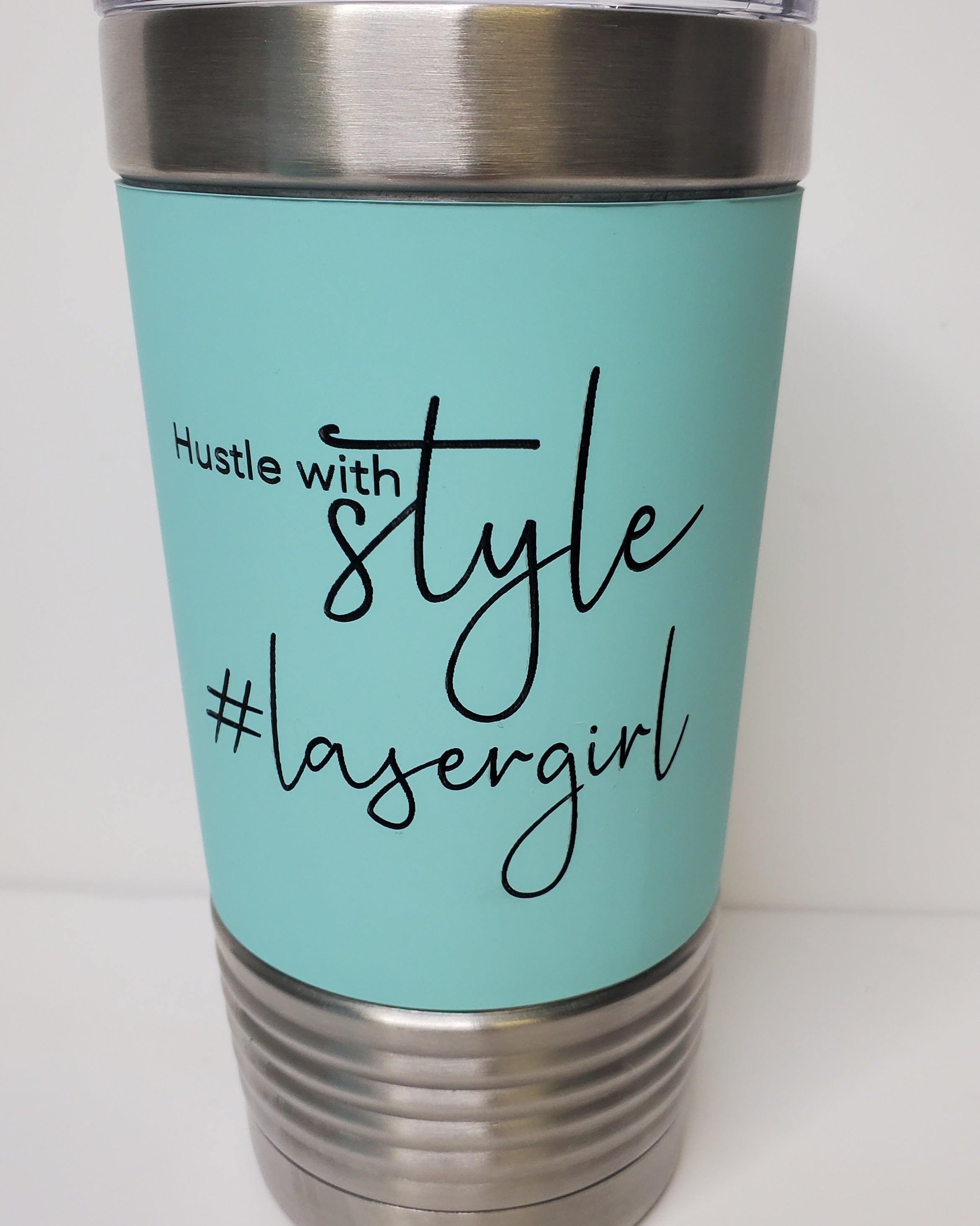 20oz Silicone Sleeve Tumbler