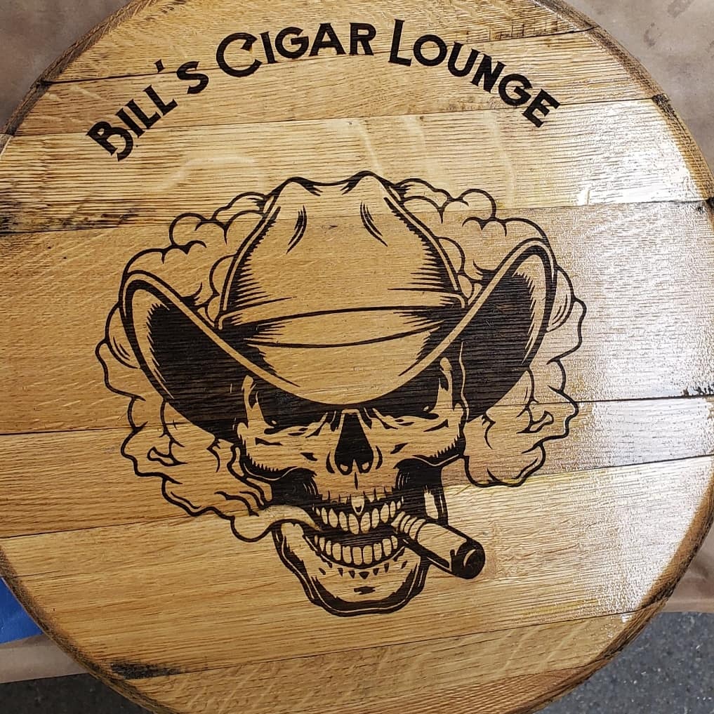Whiskey Barrel Custom Sign