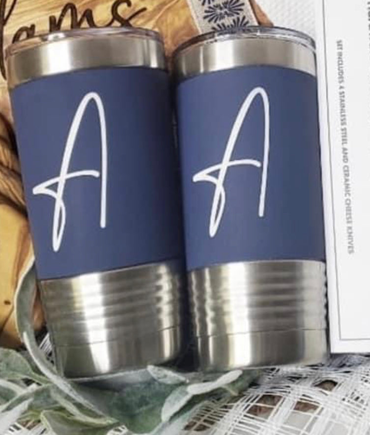 20oz Silicone Sleeve Tumbler
