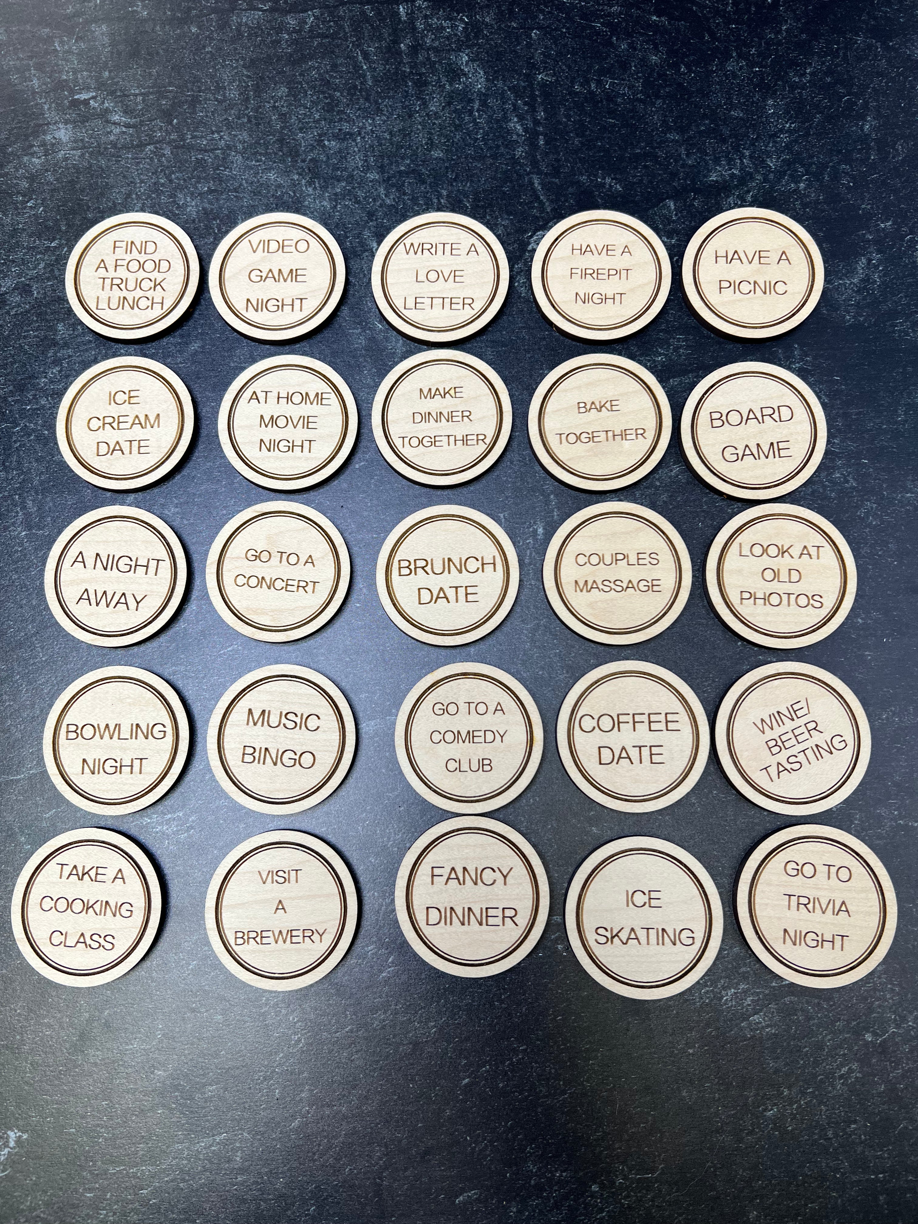 Date Night Tokens - Valentine’s Day