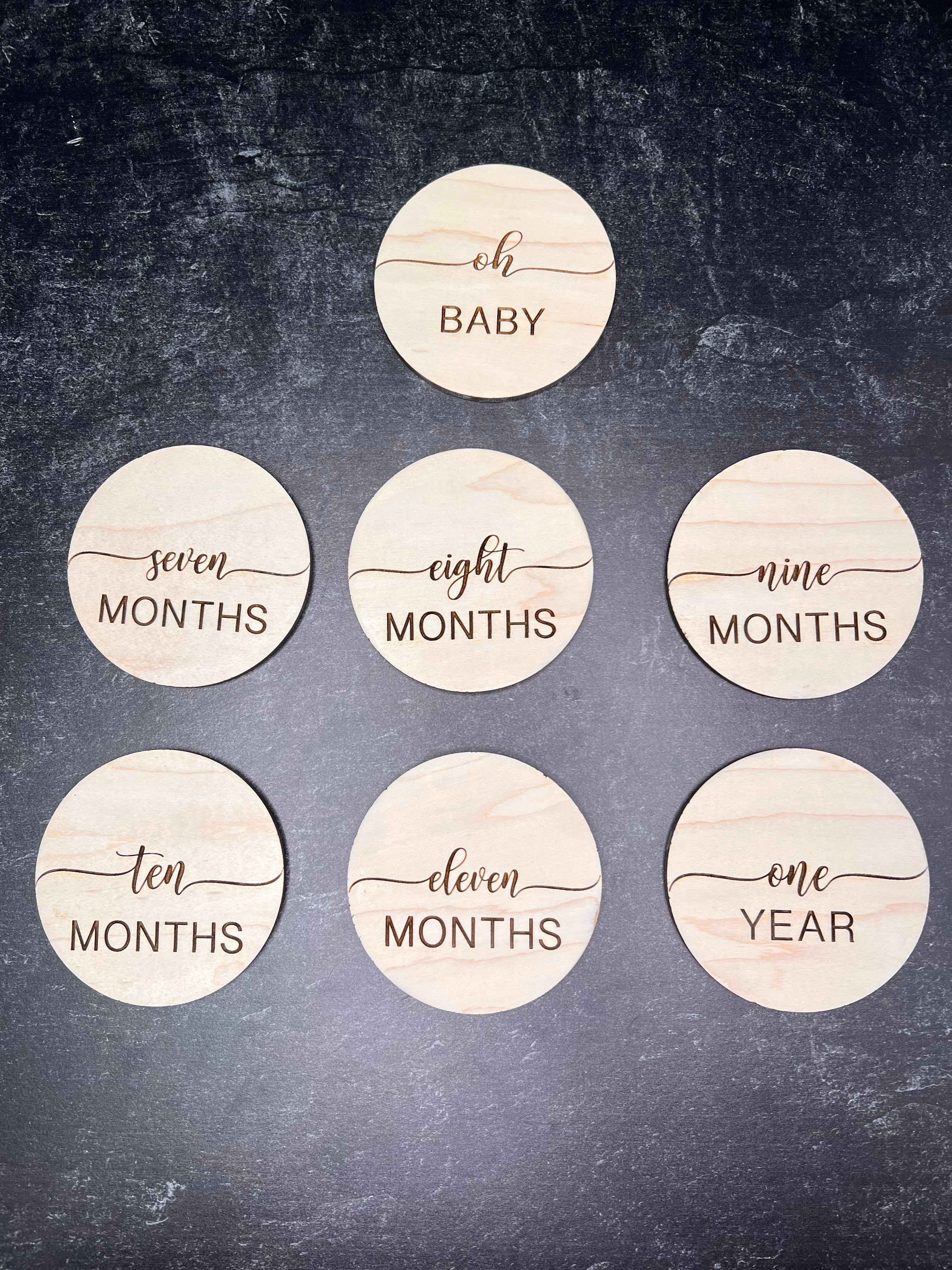 Baby/Nursery Milestone Photo Props