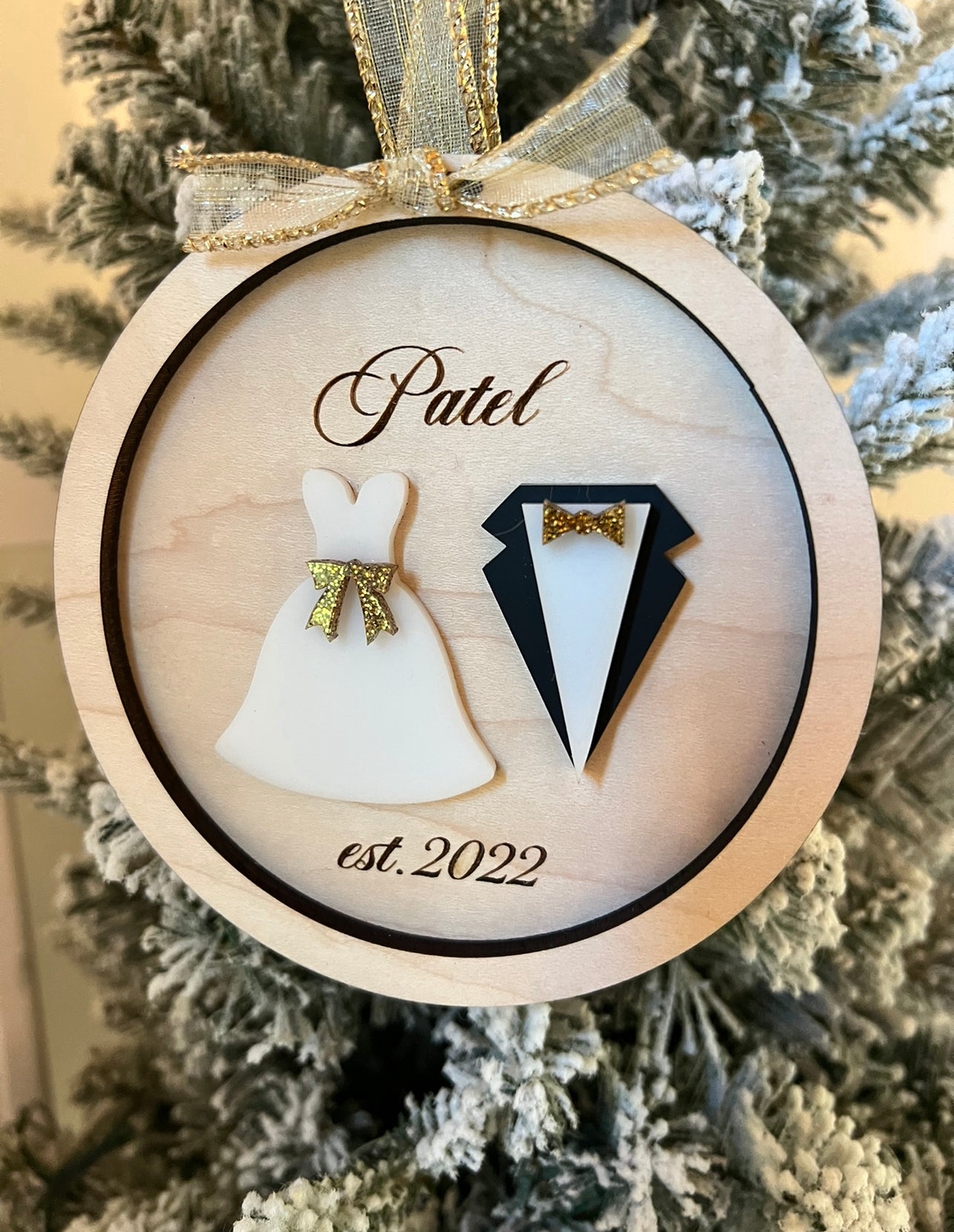 Milestone Ornament- Wedding Ornament